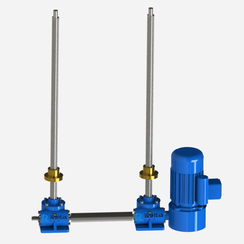 2臺聯(lián)動絲桿升降平臺